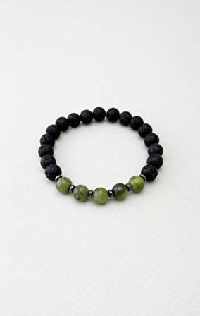 Lav Taşı, Yeşim Doğal Taş Bileklik