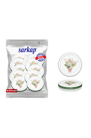 Hijyenik Paketli 10 adet Kavanoz Kapağı – Yeşil Buket – 82 mm