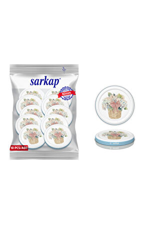 Hijyenik Paketli 10 adet Kavanoz Kapağı – Mavi Buket – 82 mm