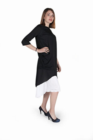 Keten Yazlık Günlük Tasarım Kadın Elbise