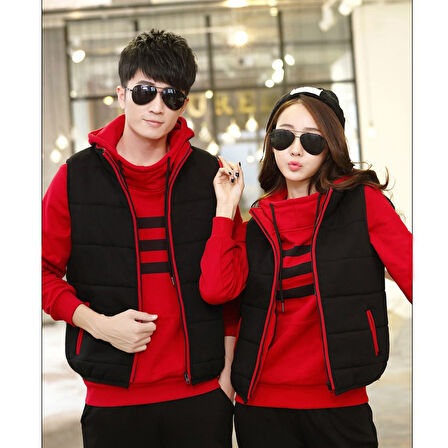 Günlük Kışlık Sevgili Eşofman Tekli Kadın Takım