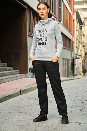 Günlük Rahat Kesim Esofman Kadın Pantolon