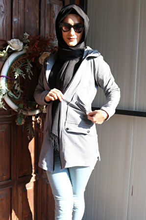 Günlük Rahat Kesim Kadın Tesettür Ceket