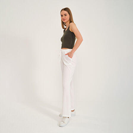 Günlük Yazlık Rahat Kesim Kadın Pantolon