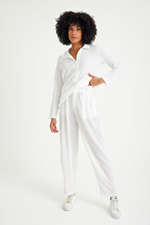 Yazlık Günlük Şalvar Kadın Pantolon