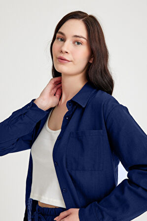 Keten Günlük İkili Takım Elbise Pantolon Gömlek