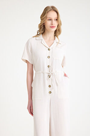 Keten Günlük Tulum