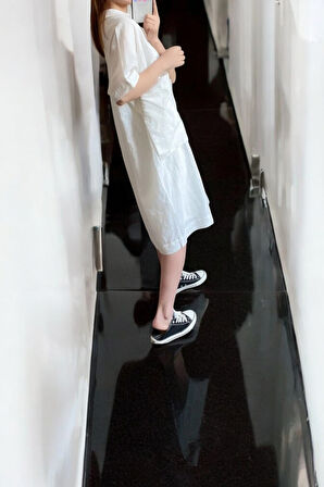 Günlük Cep Detaylı Şık Elbise