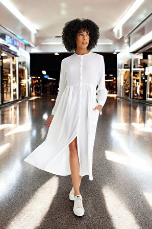 Yazlık Tam Boy Salaş Elbise