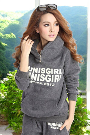 Kışlık Rahat Üçlü Eşofman Takımı