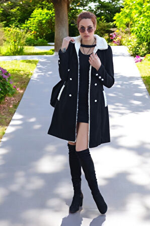 Kışlık Kaşmir Kaşe Kaban