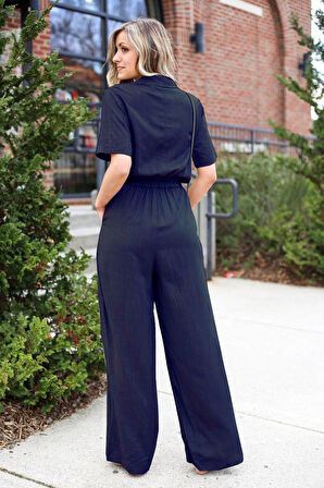 Keten Günlük Büzgülü Tulum