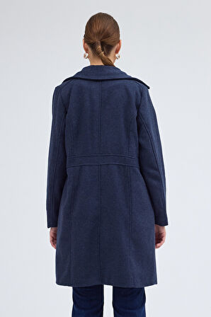 Dikiş Detaylı Tasarım Kaşe Kaban