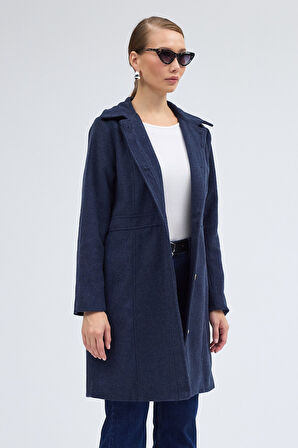 Dikiş Detaylı Tasarım Kaşe Kaban