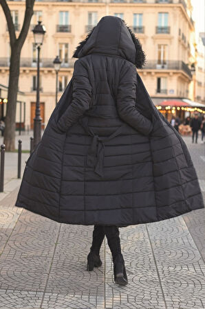 Günlük Kışlık Tam Boy Kadın Şişme Mont