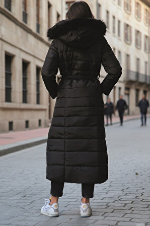 Günlük Kışlık Tam Boy Kadın Şişme Mont