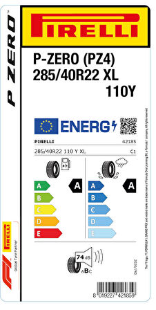 PİRELLİ 285/40R22 110Y XL P ZERO YAZ LASTİGİ ÜRETİM YILI:2023