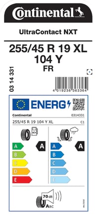CONTİNENTAL 255/45R19 104Y XL FR UC NXT CRM YAZ LASTİGİ ÜRETİM YILI:2025