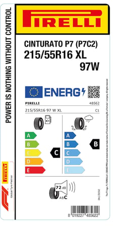 PİRELLİ 215/55R16 97W XL CINTURATO P7 YAZ LASTİGİ ÜRETİM YILI:2026