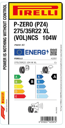 PİRELLİ 275/35R22 104W VOL NCS P ZERO YAZ LASTİGİ ÜRETİM YILI:2026