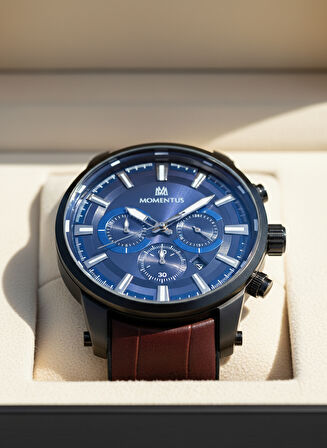 Momentus Kahverengi Deri Kordon Erkek Kol Saati SC223N-11KN