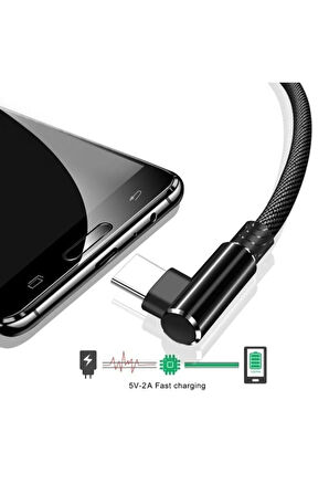 3 Metre Oyuncu Şarj Kablosu Type-C 3A 3m USB - TYPE C