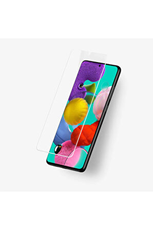 Samsung Galaxy A51 Ekran Koruyucu Cam Tam Uyumlu Temperli Cam Kırılmaz Cam