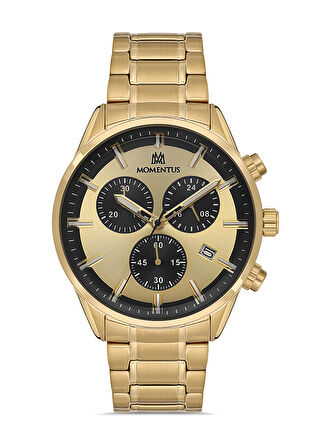 Momentus Gold Çelik Kordon Erkek Kol Saati SC380G-08SG