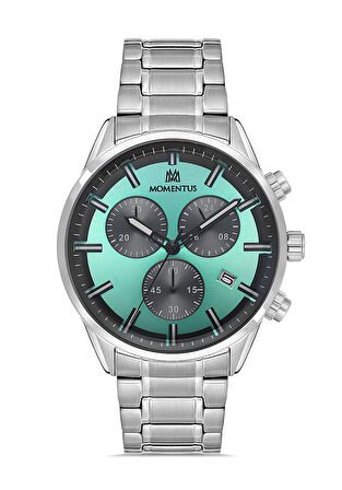 Momentus Gümüş Çelik Kordon Erkek Kol Saati SC380S-10SS