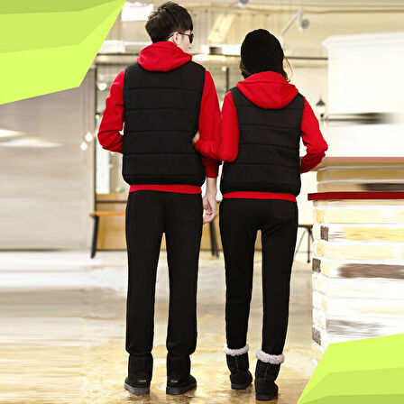 Günlük Kışlık Sevgili Eşofman Tekli Kadın Takım