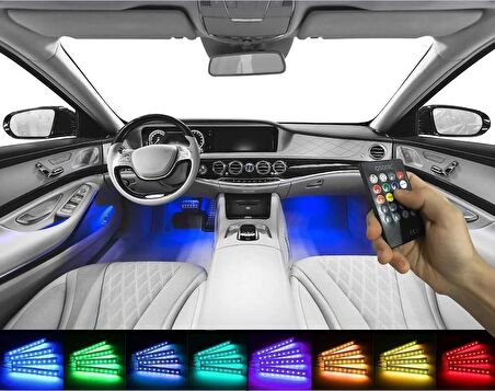 Ford Fiesta Sese Duyarlı Ayak Altı Led Aydınlatma SC