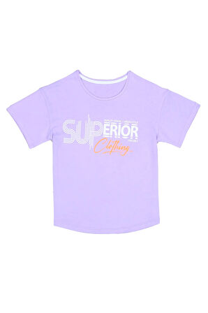 Sup'erıor Clothıng Purple Kız Çocuk T-shırt Scb01pl