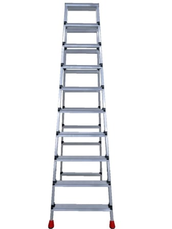 10+10 Çift Çıkışlı Premium Alüminyum Merdiven Çok Amaçlı/Pratik/Kolay