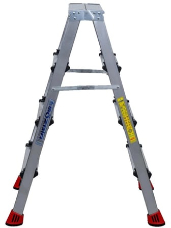 4+4 Çift Çıkışlı Premium Alüminyum Merdiven Çok Amaçlı/Pratik/Kolay