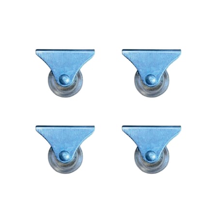 Furç Sabit Teker - 38MM - Şeffaf HKS237 - 4 Adet