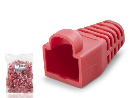 Rj45 Konnektör Papuç 100’Lü Paket - Kırmızı Nd2430