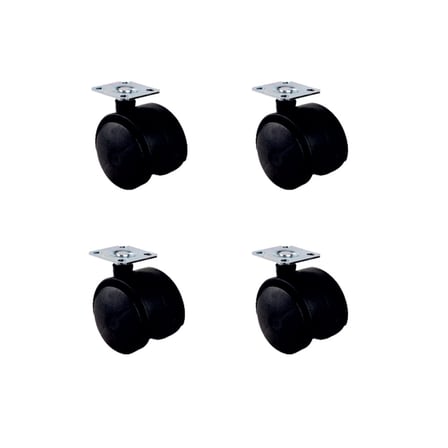Küçük Plastik Tablalı Teker - 40 MM HKS101 - 4 Adet
