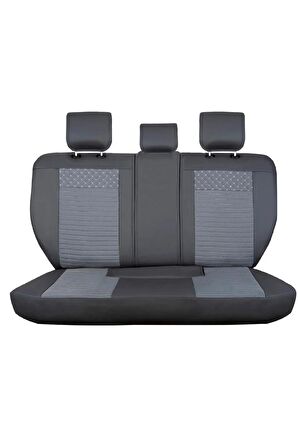 
Peugeot 407 Uyumlu Lüx Deri Oto Koltuk Kılıfı Ön Arka Set Füme Elit Series