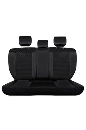 
Seat İbiza YENİ Uyumlu Lüx Deri Oto Koltuk Kılıfı Ön Arka Set Siyah Elit Series