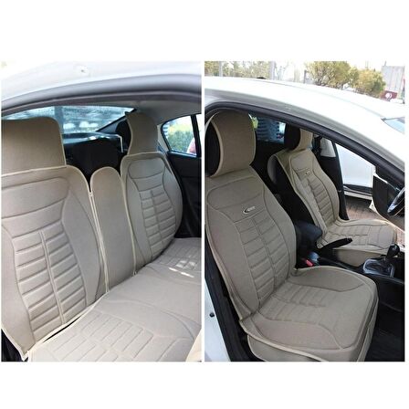 
Chevrolet Lacetti Uyumlu Lüks Oto Koltuk Minderi Ön Arka Set Bej SCR