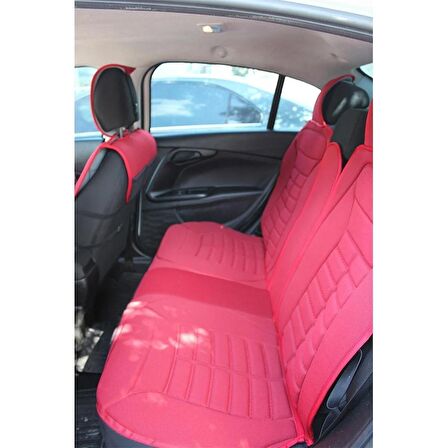 
Renault Megane 4 SEDAN Uyumlu Lüks Oto Koltuk Minderi Ön Arka Set Kırmızı