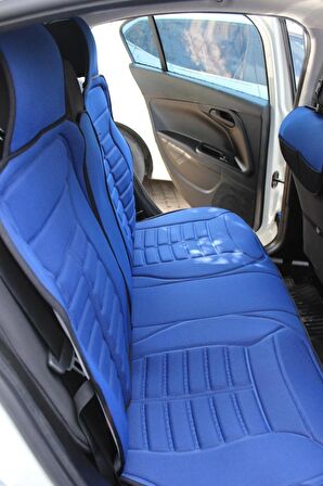 
Ford Fiesta Eski Uyumlu Lüks Oto Koltuk Minderi Ön Arka Set Mavi