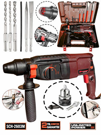 850 W (SDS PLUS) Metal Şanzuman Profesyonel Darbeli Matkap Kırıcı Delici 26mm Hilti