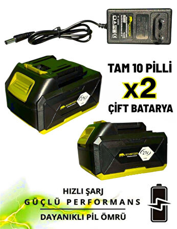 21V Brushless Motor Yüksek Basınçlı Şarjlı Oto Halı Ağaç Bahçe Araba Yıkama Sulama Temizleme Makinesi Tabancası 3 Kademe Dijital Göstergeli