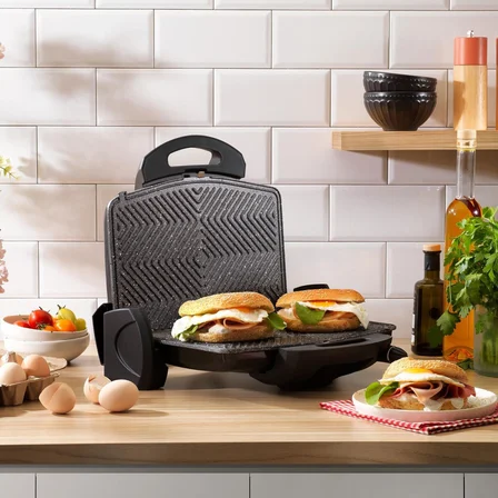 Schafer Grill Chef Tost Makinesi - Siyah