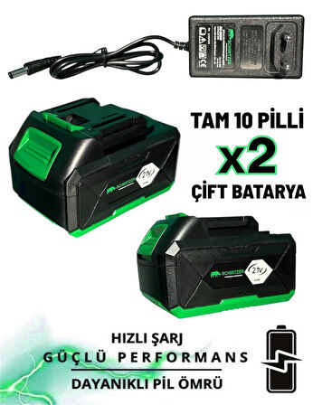 21V Brushless Motor Yüksek Basınçlı Şarjlı Oto Halı Ağaç Bahçe Araba Yıkama Sulama Temizleme Makinesi Tabancası 3 Kademe Dijital Göstergeli
