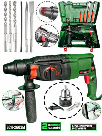 850 W (SDS PLUS) Metal Şanzuman Profesyonel Darbeli Matkap Kırıcı Delici 26mm Hilti
