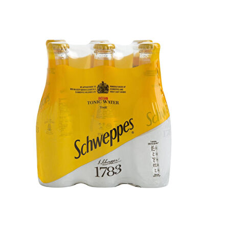 Schweppes Tonik Cam 250 Ml X 6 Adet