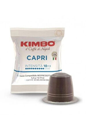 KIMBO Capri Nespresso Uyumlu Kapsül Kahve (50’li Kutuda)