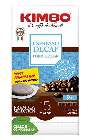 Cialde Espresso Decaf Yassı Pod Uyumlu Kapsül Kahve (15’li Kutuda)